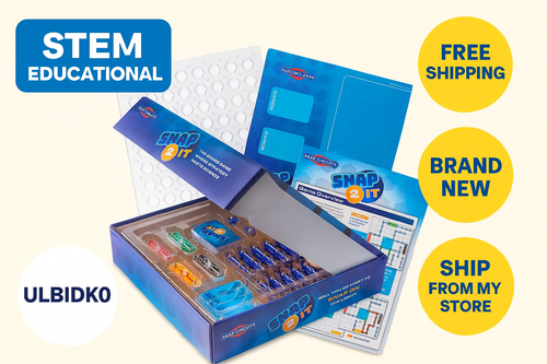 Snap Circuits Snap-2-It Board Game – STEM Circuit Building Game (1–4 ...