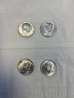 40% Silver 1968 JFK Kennedy Half Dollar Lot of 4 Brilliant