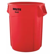Rubbermaid Commercial Fg265500red Brute Trash Can, Round, 55 Gal Capacity, 26