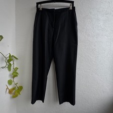 Stockholm & Other Stories Wool Blend Tailored Satin Relaxed Trousers EU 38 US 8
