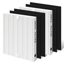 Air Filter Replacement Set for Coway AP-1512HH  200M, 2 HEPA, 4 Carbon