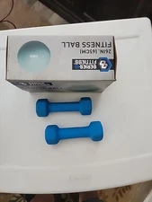 2 Set Easy Grip Workout Dumbbell Home Gym Fitness Exercise Arm Strength Training