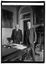 Photo:Frank B. Kellogg and Sec. Hughes, 2/27/25
