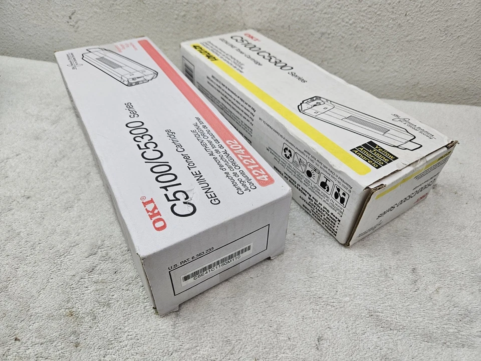 TONER OKI NUEVO AMARILLO Y MAGENTA NUEVO SERIE C5100/C5300 42127402 / 42127401 Foto 2 de 2