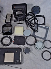 HASSELBLAD ACCESSORIE S LOT Focusing Screen Bay 60 Lens Shade Quick Clamp Knob &