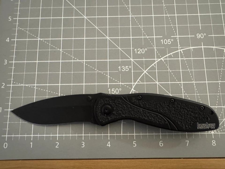 Kershaw 1670BLK 'Blur' черный Trac-Tec ручки Speedsafe A/открытый нож 7,9" открытый - Изображение 3 из 4