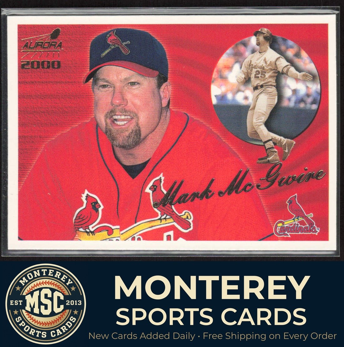 Mark McGwire 2000 Pacific Aurora #121 St. Louis Cardinals