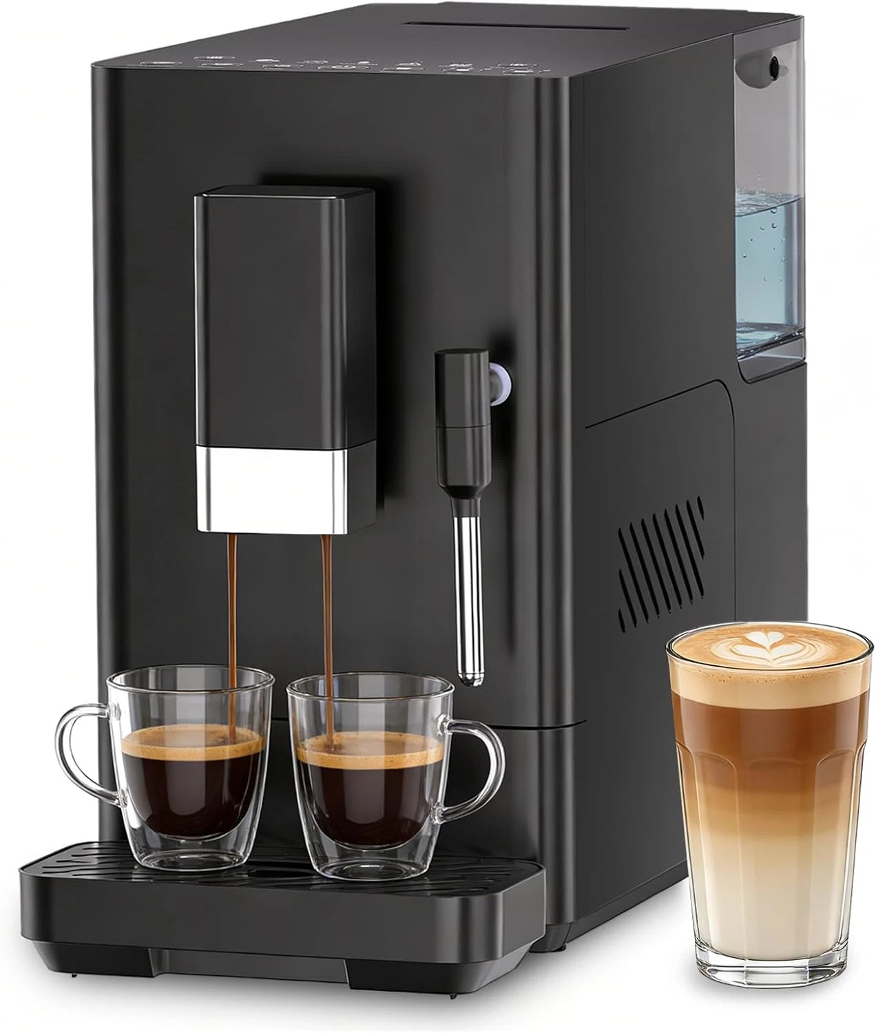 20Bar Espresso Machine with Grinder & Frother for Coffee Lovers