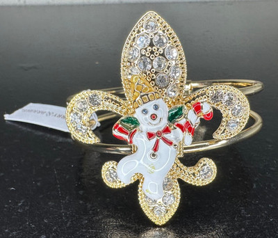 MR. BINGLE FLEUR DE LIS RHINESTONE BRACELET New Orleans Dillard s Maison Blanche