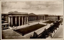 RPPC British Museum London vintage postcard k668