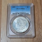 1890 P Morgan Silver Dollar PCGS MS62