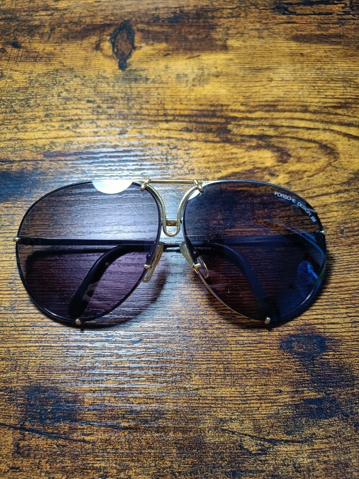 Occhiali da sole Carrera Porsche Design modello 5623 oro - argento lenti nero... - Immagine 2 di 4