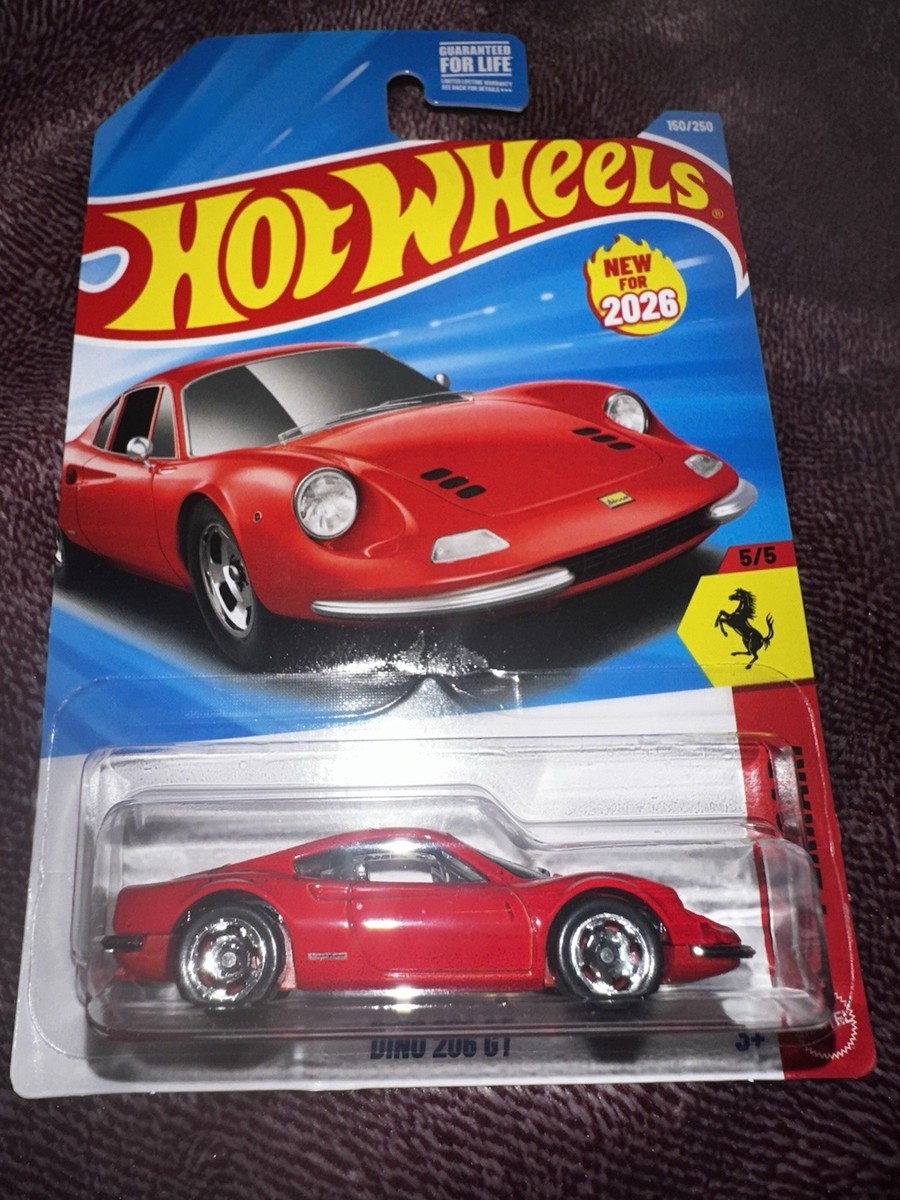 2026 HOT WHEELS G CASE FERRARI DINO 206 GT ×× Card Not Mint×× | eBay