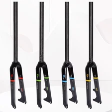 Folding Bike Carbon Front Fork 20 In Disc Brake Fork BMX 74/100MM Fork 28.6mm