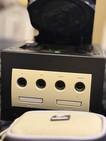 Nintendo GameCube Black Console DOL-001 2 Controllers & Cords Bundle Tested READ