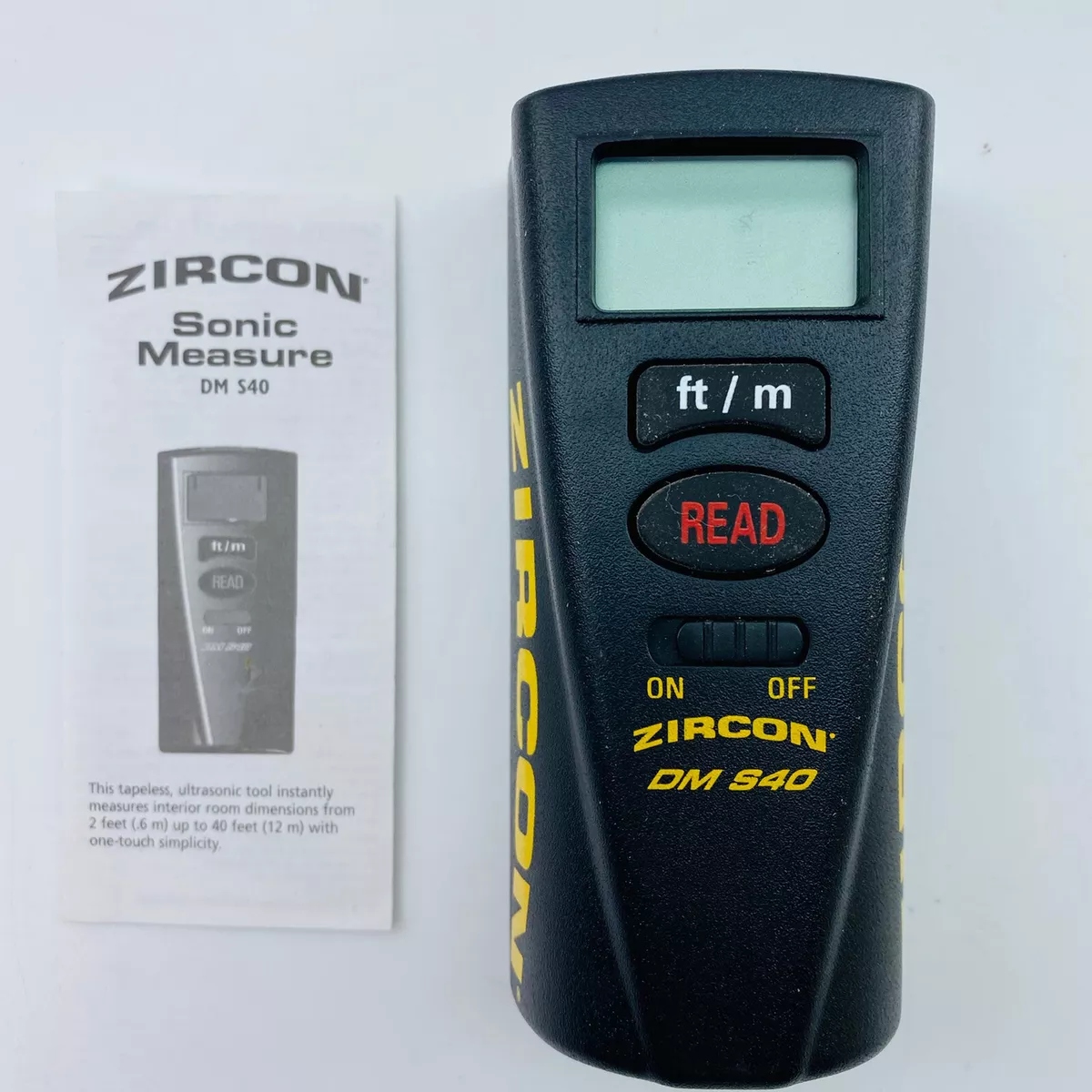 Zircon DM S40 Measures to 40 Feet 12 m Ultrasonic Measure eBay