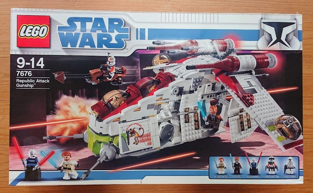 サバゲーセット LEGO Star Wars: Republic Attack Gunship (7676) Building Block from