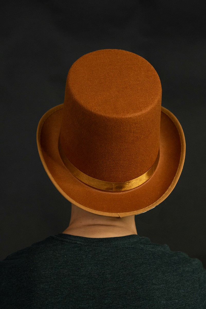 The Magician Performed High Hat Polyster Halloween Top Hat Flat The Magician Performed High Hat Polyster Halloween Top Hat Flat