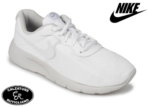 NIKE TANJUN (GS) SCARPE DONNA / RAGAZZO GINNASTICA TESSUTO BIANCO 818384  102 | eBay