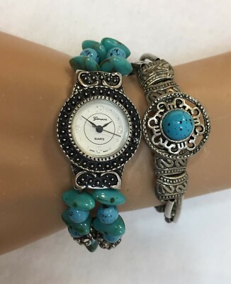 ?BUNDLE RESERVED?Geneva Watch & Bracelet Wholesale-Luxury-4PCS-Watch-  main image 2