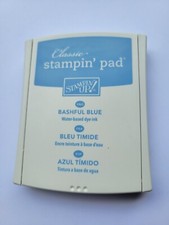 Stampin' Up - Classic Stampin' Ink Pad - Bashful Blue USED