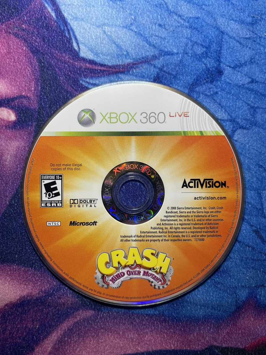 Crash Bandicoot Mind Over Mutant Xbox 360 Disc Only | eBay