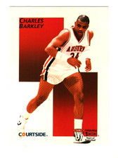 1992 COURTSIDE COLLEGE FLASHBACK BASKETBALL CARD #2  CHARLES BARKLEY