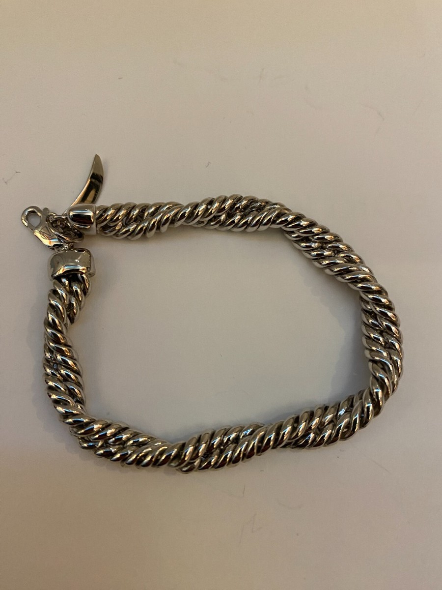 Missoma Marina Double Rope Silver Bracelet | eBay