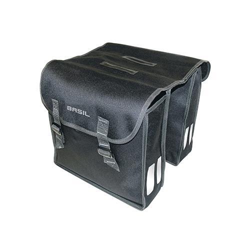Sacoche ar city mara noir Basil 26L | Double sacoche vélo arrière
