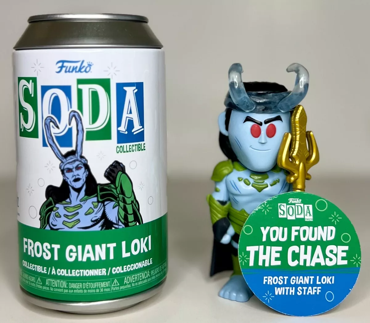 Marvel's What If Frost Giant Loki Vinyl Funko Soda Figure