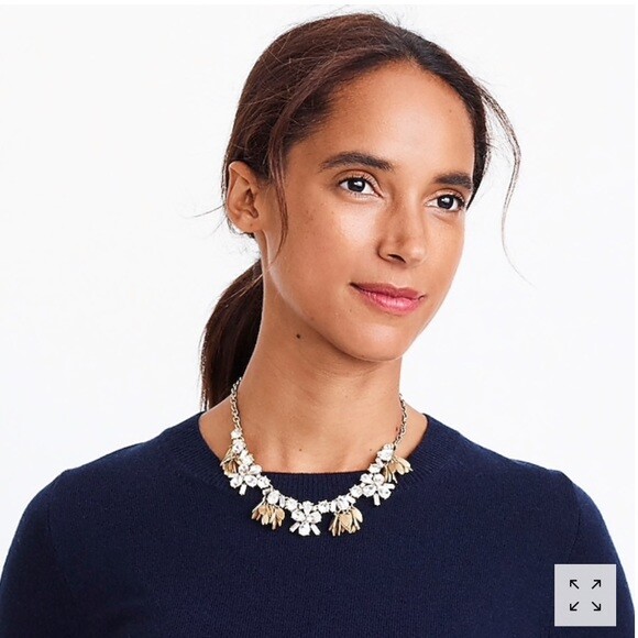 J.CREW EUC BOUTIQUE CRYSTALS STATEMENT NECKLACE - image 2