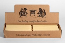 St Eval Unscented Church Candles 7/8" x 6".  6 Candles