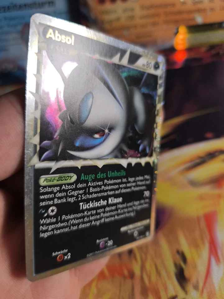 Pokemon Karte Card Absol HGSS Triumph Triumphant Deutsch German Holo NM+  - Bild 3 von 4