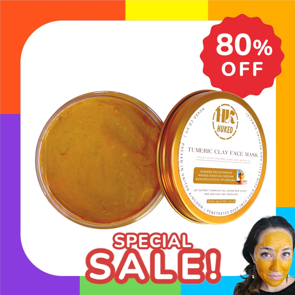 Turmeric Brightening & Hyper-Pigmentation Face Mask | Natural & Organic - Image 2 of 4