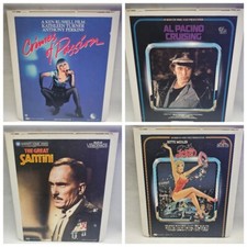 CED SelectaVision VideoDisc movies Lot of 4 Crimes Of Passion Crushing Santini