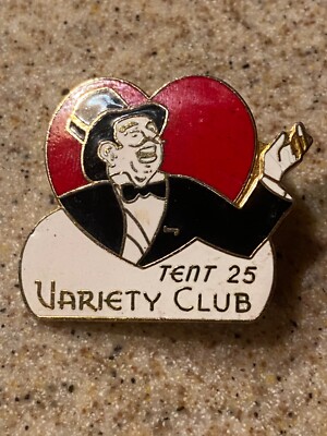 Vintage Variety the Children's Charity of Southern California Lapel Pin Heart