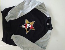 Sweater Cotton .Sequin Graphic Sweater.