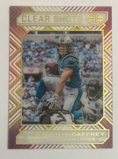 2020 Panini Illusions Football Clear Shots Christian McCaffrey Acetate Insert #8