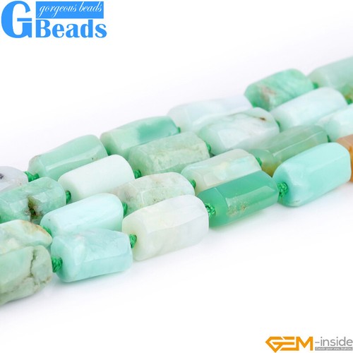 Natural Assorted Gemstone Faceted Tube Column Beads for Jewelry Making 8x12mm - Picture 171 of 192