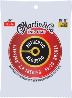 Martin Guitars MA140T Authentic Acoustic Saitensatz für Westerngitarre