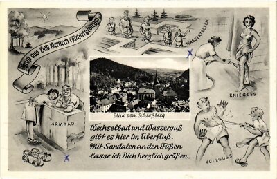 CPA AK BAD BERNECK IM FICTELGEBIRGE Bath Scenes - Panorama GERMANY (1381777)
