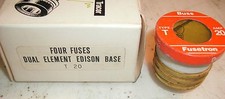 QUANTITY - 4 BUSS T 20 T20 DUAL ELEMENT TIME DELAY 20 AMP 125 VOLT OR LESS