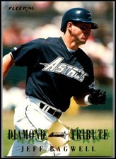 1995 Fleer Update #1 Jeff Bagwell - Diamond Tribute HOF FREE SHIPPING!