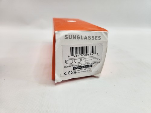 Occhiali da sole SPY Optics rettangolari 6700000000139 genere traslucido magenta SPY+ - Foto 11 di 12