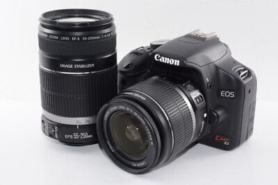 Exc+3/14348shots]Canon EOS Kiss X3 Double Zoom Kit From JAPAN