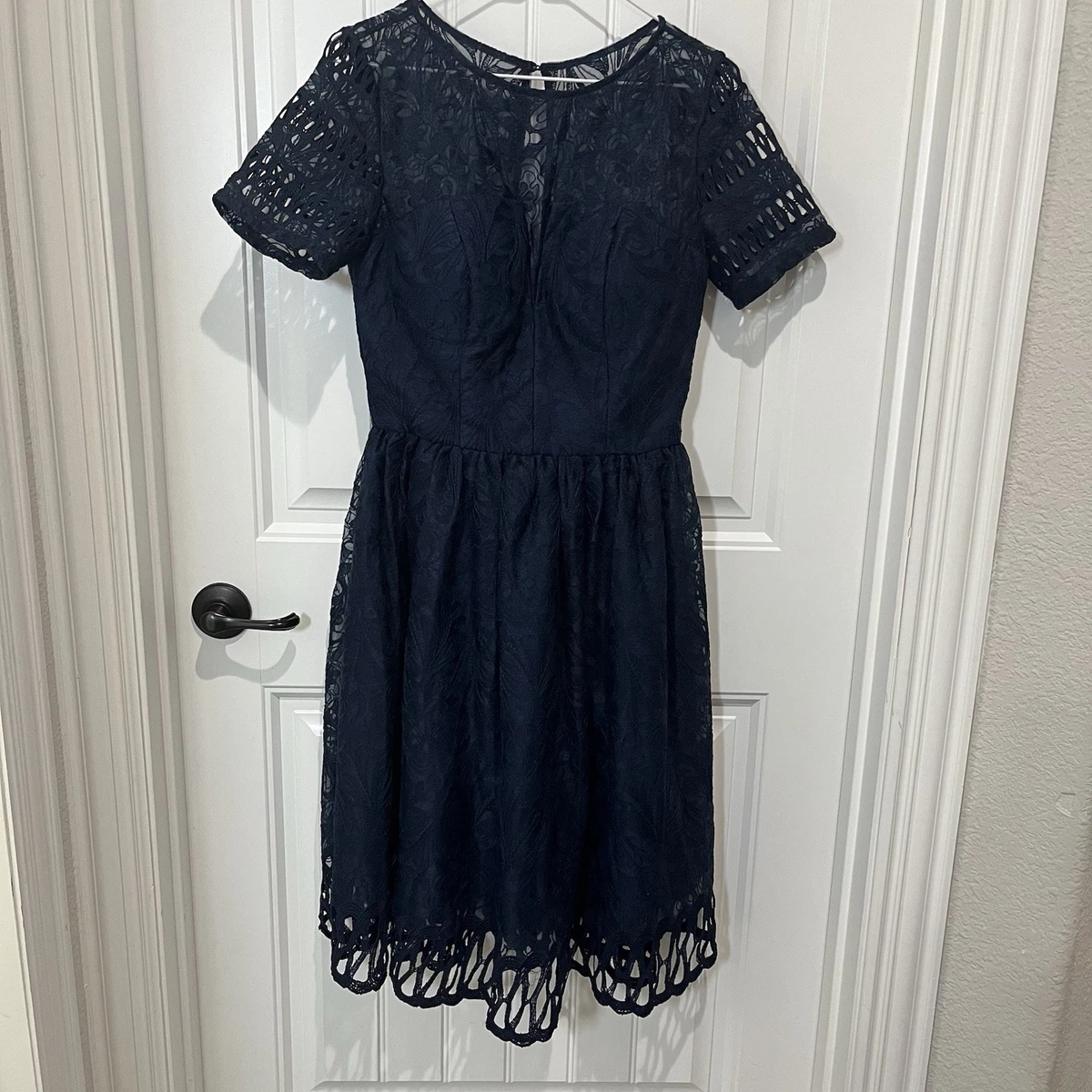 dark blue pageant dresses Navy Tulle Ball Gown Formal Prom Dress RS201601 Size 12 / Navy