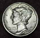 1942-D Mercury Dime CH BU Uncirculated 90% Silver