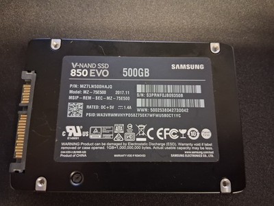 Samsung 850 EVO 500 GB Internal 2.5 inch  Solid State Drive