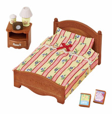 NEU | Sylvanian Families 5019 Doppelbett - Puppenhaus Einrichtung Möbel