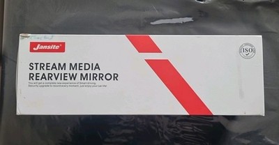 *MISSING RUBBER BANDS* Jansite Stream Media RearView Mirror Dash Rear Camera